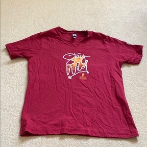 Red Stay Wild Graphic Kids T-Shirt